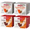 Generico Set 80 Capsule Ristora Compatibili con le Macchine ad uso domestico Nescafè®* Dolce Gusto®* 40 Cappuccino senza lattosio 40 Ginseng