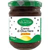 Valle del Crati ECCELLENZE GASTRONOMICHE Valle del Crati Crema di Olive Nere, Crema Spalmabile di Olive Nere in Olio d'Oliva, Condimento per Antipasti Aperitivi Pane Pizza , Vasetto (180 grammi)