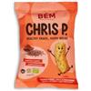 BEM CHRIS P. Patatine di Lenticchie e Paprika - Ricco di Proteine e Fonte di Fibre, Biologico, Croccante e Speziato - 40g x 6 Pack - Senza Glutine, Vegan food