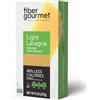 Fiber Gourmet Pasta - Pasta leggera per lasagne - Basso contenuto di carboidrati netti, ricco di fibre, basso contenuto calorico, pasta sana - Made in Italy, Kosher, Vegan, Non-OGM - 8 oz, Confezione