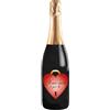 Bottle-Up Idea regalo spumante Prosecco DOC, bottiglia personalizzata con etichetta esclusiva e originale per San Valentino, bomboniere, anniversario di fidanzamento e di matrimonio (0,75L, Lucchetto)