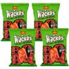 Generico San Carlo Wackos Conetti Gusto Barbecue, Snack Croccanti, Confezione Multipla, 4 Pacchetti da 55g, Totale 220g