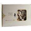 PASTICCERIA ARTIGIANA IL GIGLIO DOLCI DI PAPASSINI CON GLASSA - Biscotti Artigianali della tradizione Sarda con mandorle, uvetta e glassa di zucchero - Pasticceria Artigiana Il Giglio Dolci di Sardegna - Confezione rigida riciclabile 1 Kg