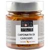 Il Tomolo Caponata di Carciofi - Prodotto Artigianale tipico Siciliano - Olio d'Oliva EVO - Senza Conservanti - 240 grammi