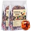 Jeeeun Ginseng Six Treasure Tea, Kidney Tea Formula Ginseng Six Treasure Teas for Daily Wellness, Mulberry, Goji Berry, Red Date | 30 Tea Bags for Men & Women (2 Pack)