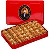 Hafiz Mustafa 1864 Istanbul Baklava Pastry Box - Baked Baklava Dessert Snacks Made from Fresh Phyllo Dough Sheets, Pistachio, Hazelnut, Walnut - Turkish Sweets Tray Gift Ideas for Birthday, Christmas