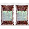 nut&me Mandorle Sgusciate e Tostate 2 kg nut&me | Frutta Secca Senza Guscio | Ricche di Fibre e Vitamine | Senza Sale | Snack salutare | Senza Glutine | 2 x 1 kg
