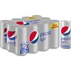 Pepsi Light 330 ml - Rinfresco di colla senza calorie - Confezione da 12