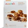Munchkin Milkmakers - Morsi di biscotti per allattamento, con gocce di cioccolato e farina d'avena, 10 pezzi