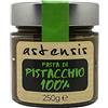 Astensis Pasta 100% di Pistacchio 250g - Crema di Pistacchio Ottenuta per Raffinazione a Pietra di Pistacchi Scelti, Senza l'Aggiunta di Prodotti Estranei ai Pistacchi Stessi