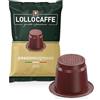 Lollo Caffè Passione Espresso, Miscela Oro - Arabica - 400 (4x100) Capsule - Compatibili con le Macchine ad uso domestico Nespresso*
