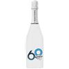 BRANDGIFT.IT Bottiglia Personalizzata Compleanno Santero 958 Spumante Extra Dry Perlage Floreale Bottiglie Personalizzate Anni Compiuti Ottimo Regalo Per Brindisi Originali (BLU, 60 ANNI)