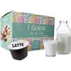 Caffè Vulcanus - 100 capsule gusto Latte - Capsule compatibili con Nescafe* Dolce Gusto*
