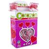 Caramelos Cerdán - Mini lecca-lecca a Cuore al Gusto di Ciliegia | Caramelle Dure con Bastoncino Senza Glutine e Allergeni | Ideali per Feste, San Valentino e Compleanni | Confezione da 200 Pezzi
