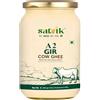 Satvik Pure Ghee Ghee A2 Gir mucca 1 litro Churned dal metodo vedico Bilona | Bilona Ghee | A2 mucca Desi Ghee 1 litro