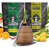 Cebador Set di yerba mate Guarani | Confezione da due di yerba mate | Guarani Menta Limon e Exotic Rain | Calabash, bombilla e accessori | Caffeina naturale | Yerba mate del Paraguay | 2x500g | 1kg
