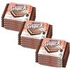 Manner Minis Latte e Cioccolato Wafer Farciti 3 Confezioni da 25g x 5 | 15 Minis Totali