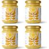 SAUTÓN Ghi 450g - Burro Chiarificato Grass Fed, Senza Lattosio e Caseina, Alto Punto di Fumo, Ricetta Ayurvedica Tradizionale, Ideale per Cucina Keto e Alte Temperature |Pack 4 Pezzi