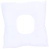 Angoily Cuscino da Massaggio per Viso Quadrato in Cotone Perla Foro per Respiro, Design Antidolore, per Ufficio e Camera da Letto, Colore Bianco