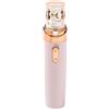 JJIAGOLD Mini epilatore da donna, ricaricabile, per la rimozione dei peli del viso, portatile, elettrico, per viso, braccia, gambe, ascelle, delicato rasoio di precisione (rosa)