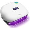 Generico Lampada Unghie UV LED 2in1 smart 2.0 da 48W Asciugatrice UV Gel fornetto manicure