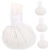 VICASKY Palla Massaggio Muscolare Erboristica 4 Pezzi in Cotone Bianco