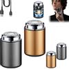 KXDEFE Sopamis Mini Electric Shaver, Sopami Shaver, Sopami Shaver, Sopami Trimmer, Mini Shavers For Men, Waterproof Minis Portable Electric Shavers, Portable Travel Razors (Gold+Gray)