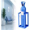 SXEVZOO Supporto per Bombole di Ossigeno e Gas Medicali - Altezza 39cm, Supporto Clinico/domestico per Piccole Bombole di Propano/Azoto per Stoccaggio(L-21cm(8 1/4))