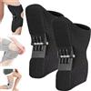 HYPYXUS Dispositivo di assistenza al ginocchio, booster di protezione del ginocchio, immobilizzatore al ginocchio, supporto per le articolazioni della virgola per braccio per ginocchio (2Pcs,Black)