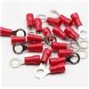 AHYLN RV1.25-5 Terminale ad anello a crimpare isolato rosso Connettore for cavi 100 pezzi/confezione RV1-5 RV .0213