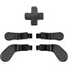TNP Products TNP Paddles per controller Xbox Elite 2 - Accessori di ricambio in metallo in acciaio inossidabile con grilletto e D-Pad, accessori compatibili con controller Xbox Elite Series 2 Core, nero