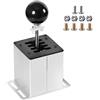 Plobeda Simulatore USB compatibile con volante Logitech G29/G27/G25/G920 T300RS/GT, applicabile per ATS ETS Dust WRC Sim Racing Games H Shifter con impugnatura in fibra di carbonio - 7+R bianco (sistema PC)