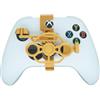 Generico Mini 3D printing Steering Wheel for Xbox Series S/X Game Controller Auxiliary Racing Steering Wheel Replacement Accessories (Metallic gold)