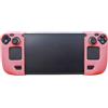 Generico 2024 Custodia Protettiva in Silicone per Steam Deck/OLED Protezione Antiscivolo del Coperchio Accessori per Console di gioco (rosso)