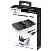 Subsonic - Stazione di ricarica bianca per 2 controller PS5 Dual Sense (Doppia stazione di ricarica Playstation 5)