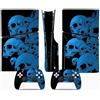 YLMKMVLCZC Pelle Decalcomania Per PS5 Slim Skin Disc Edition Console E Controller Vinyl Cover Skins Wraps Resistente Ai Graffi Compatibile No Shrinkage Forte Adesione 15171 Avvolgimento Della Pelle