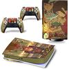 GALSOR Protettivo Per PS5 Skin Disc Edition Anime Console E Controller Vinile Cover Wraps Per PS 5 Version 11479 Senza Bolle E Senza Residui