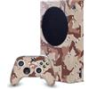 Head Case Designs Marrone Camo Camuffamento Pacchetto Console Da Gioco Wrap E Pelle Per Controller Compatibile con Xbox Series S Console & Controller Bundle