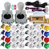 SJ@JX Arcade Game Controller USB Encoder 2 Player Gamepad Microswitch Button 8way Joystick for Nintendo Switch PC PS3 Retropie Raspberry Pi MAME