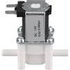 TOPINCN Elettrovalvola Acqua di Ingresso a Inserimento Rapido, 12V NC Normalmente Chiusa, Materiale in Plastica e Ottone, Macchina per Acqua PuraDistributore D'acqua