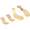 Generic Paddle Controller in Acciaio Inossidabile per - Paddle in Metallo 4 Pezzi - Sostituzione Comoda e Facile per Controller Wireless One Serie 2 (GOLD)