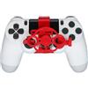 Generico Volante di ricambio per PS4 Controller Giochi di corse Mini Sterzo 3D Stampa ruota ausiliario Controller di gioco Joystick Simulatore Gamepad (Red)