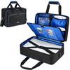 LEFOR·Z Custodia da trasporto compatibile con PS5/PS5 Pro/PS4, borsa da viaggio con imbottitura spessa compatibile con Playstation 5/PS5 Digital Edition, controller, dischi di gioco, caricabatterie e