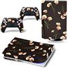 PDURMBUAB Nessuna Schiuma Nessuna Bolla Per PS5 Skin Disc Edition Anime Console E Controller Vinile Cover Wraps Per PS 5 Version 34952(9)