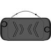 EXTRWORY Custodia protettiva per interruttore 2 staccabile anteriore custodia protettiva per cover in TPU con staffa cinturino da polso nero 13,3 x 5,8 x 28,6 cm