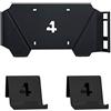 4mount Wall Mount Supporti da parete per Playstation 4 Pro Bundle Nero