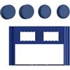 Generico Custodia protettiva rigida per il monitor della console per Legion Go con copertura del bilanciere in silicone, accessori per la custodia del guscio protettivo del monitor per Legion Go (Blu)