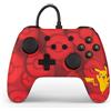 PowerA Controller cablato per Nintendo Switch, design a tema Pokémon con il personaggio Pikachu