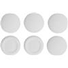 FAUOSWUK Kit di Ricambio per Cappucci per Levette, Cappucci per Levette Analogiche 6 in 1 Intercambiabili con 3 Altezze Diverse, per Controller Edge, Comfort e Stile di Presa Migliorati (Bianca)