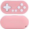 Tangxi Mini Controller Portatile per Gamepad Wireless Bluetooth Portatile per Computer Cellulare, Gamepad da Viaggio per Uso Versatile Giallo per Giocatori in Movimento Materiale ABS (PINK)